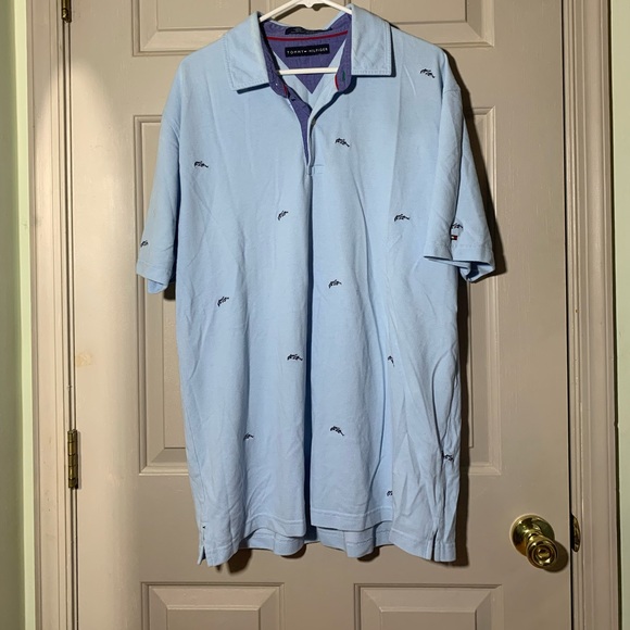 Tommy Hilfiger Vintage Polo dolphin XL - Picture 1 of 5